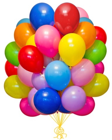 Разноцветные воздушные шары с доставкой по Иланскому