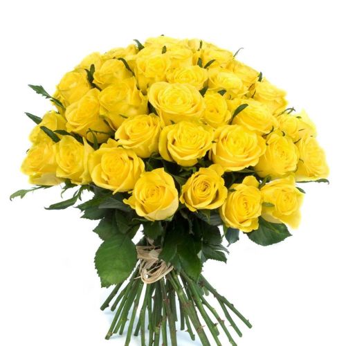 Заказать букет из 35-ти желтых роз с доставкой по Иланскому