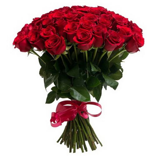 Букет 41 красная роза - купить с быстрой доставкой по Иланскому